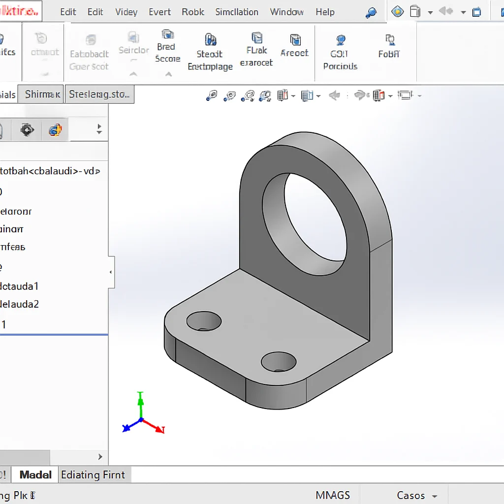 Spanningsanalyse uitgevoerd met SOLIDWORKS Simulation